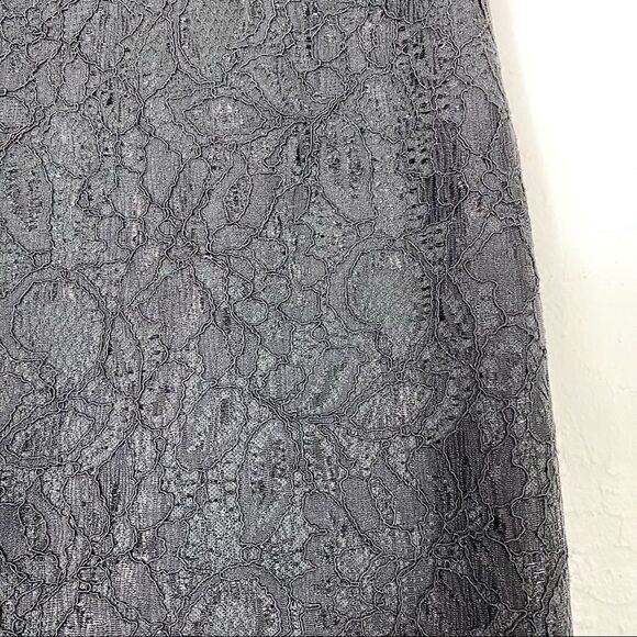 Forever 21 Black Floral Lace Pencil Skirt - Picture 3 of 5